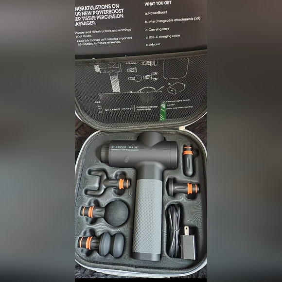 Sharper Image powerboost deep tissue massager - Picture 4 of 16